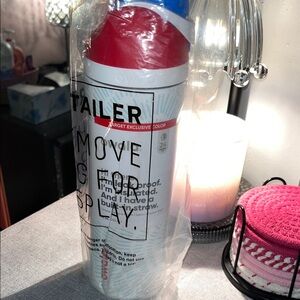 Owala Red and Blue Water Bottle. Target exclusive. Glow in the dark. 24 oz